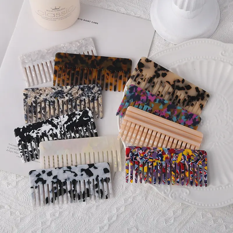 Geometric Acetate Hair Comb for Women — feature 5