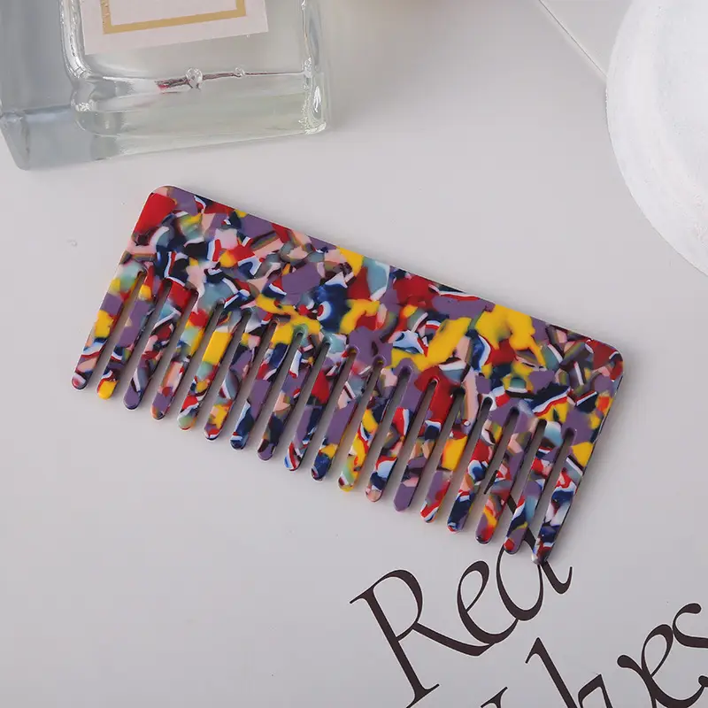Geometric Acetate Hair Comb for Women — feature 6