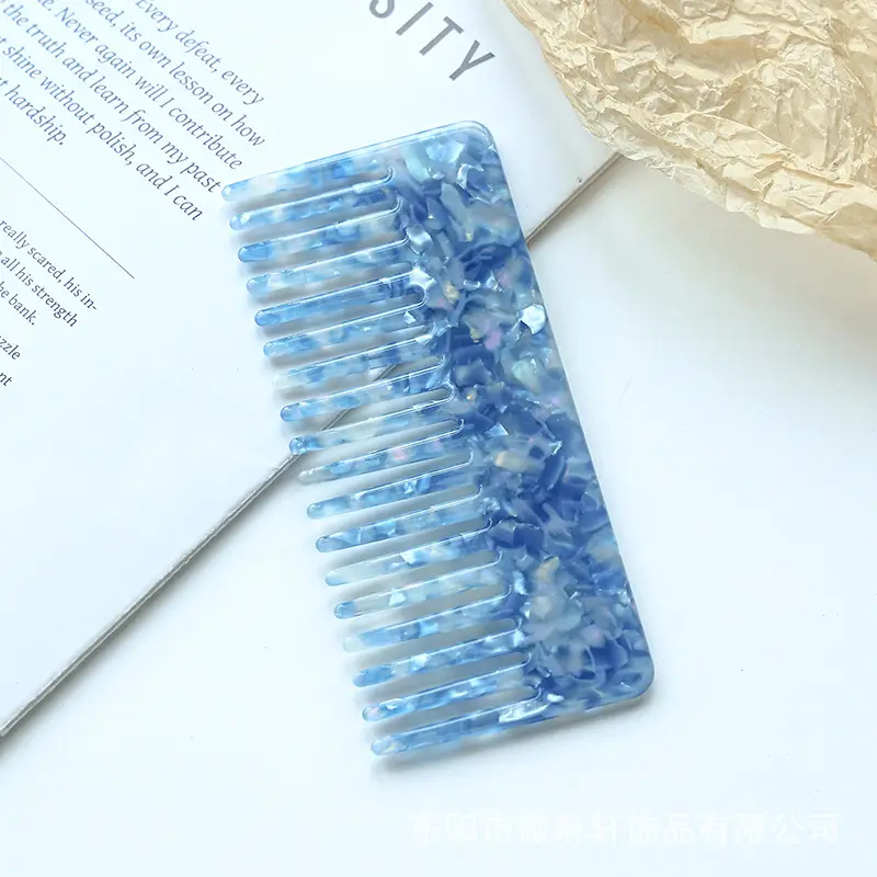 Geometric Acetate Hair Comb for Women - Image 11
