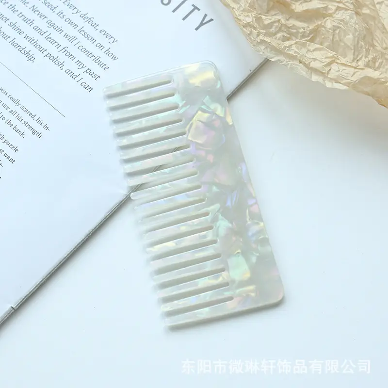 Geometric Acetate Hair Comb for Women — feature 21