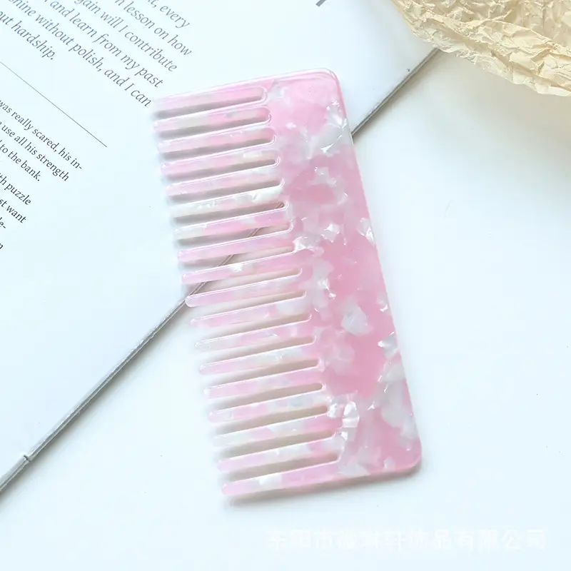 Geometric Acetate Hair Comb for Women - Image 9