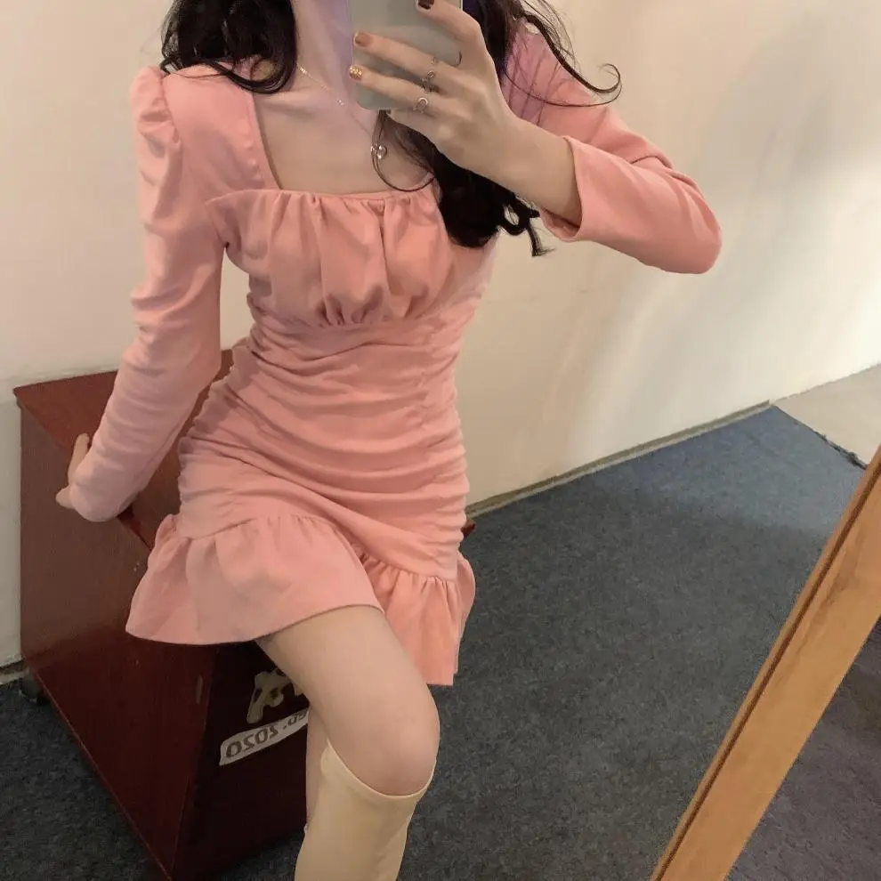 Sweet Retro Pink Skirt Dress for Women 2025 — feature 11