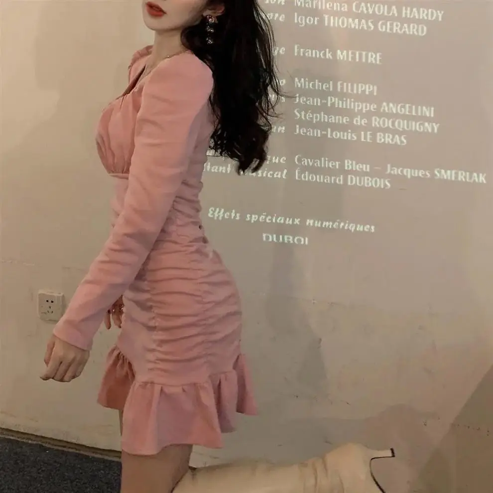 Sweet Retro Pink Skirt Dress for Women 2025 — feature 14