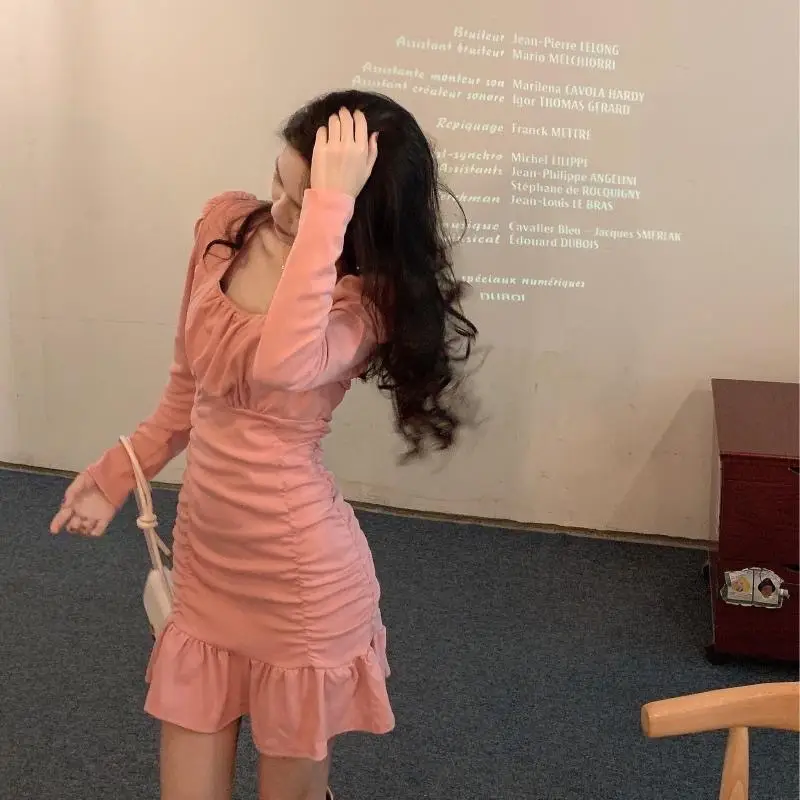 Sweet Retro Pink Skirt Dress for Women 2025 — feature 7