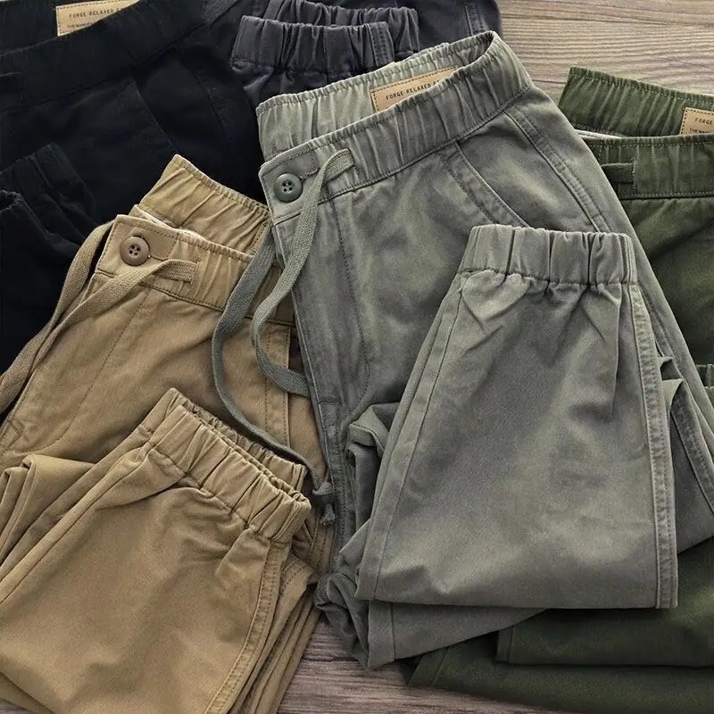 2024 Work Pants for Men, Durable and Stain-Resistant, Welding Workwear, Jogger Style, Trendy Brand, Summer Work Pants, Loose Fit - Image 10