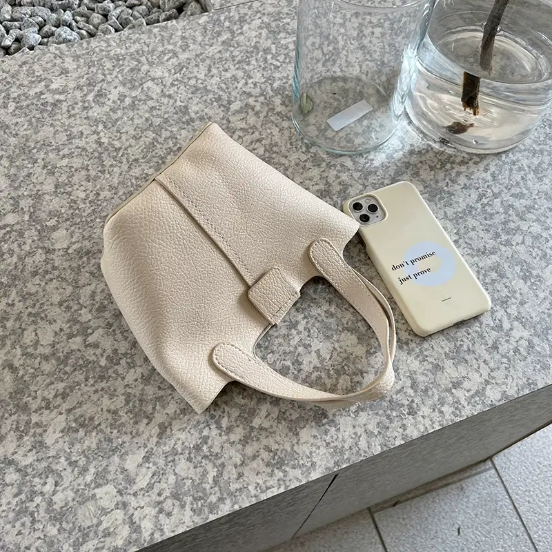 2026 New Korean Style Soft Texture Single-Shoulder Bucket Bag — feature 12