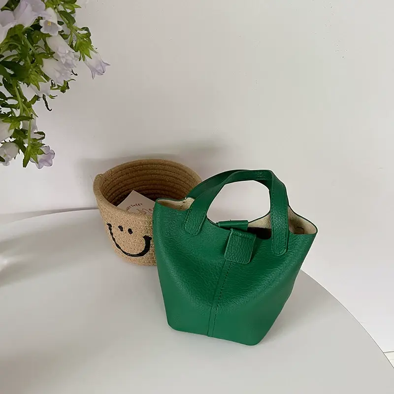 2026 New Korean Style Soft Texture Single-Shoulder Bucket Bag — feature 3