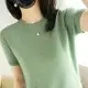 Gentle Green Knit T-Shirt Large Women Spring Summer - Image 20