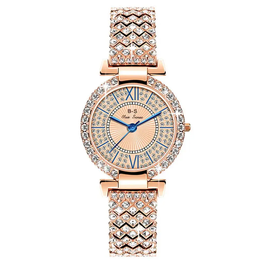 Gypsophila Diamond Watch for Women Gold Bracelet Quartz - Image 5