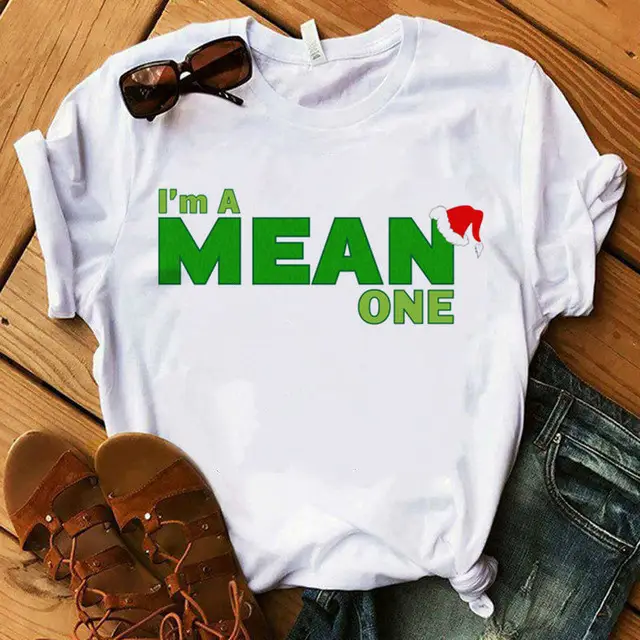 Christmas Grinch Printed Men's T-Shirt White - Image 11