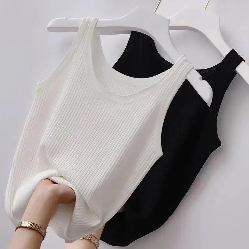 Women Slim Fit Strapless Vest Large