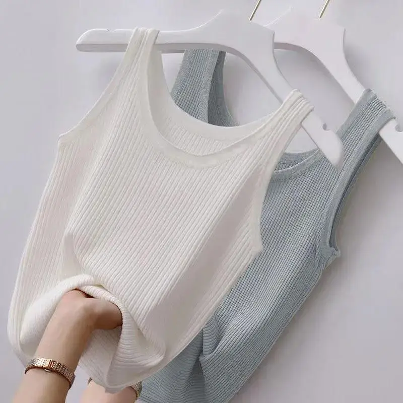 Women Slim Fit Strapless Vest Large