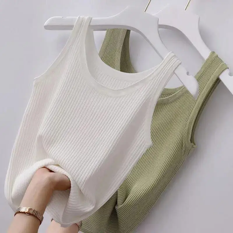 Women Slim Fit Strapless Vest Large