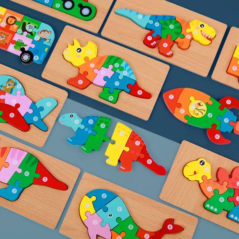 Wooden 3D Puzzle Educational Toys for Kids - Image 16