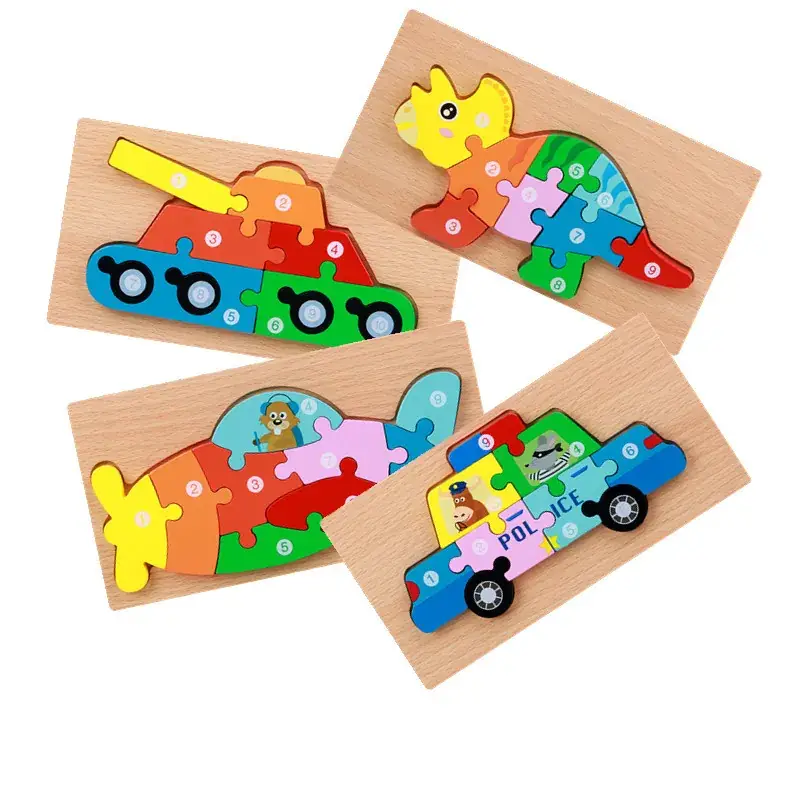 Wooden 3D Puzzle Educational Toys for Kids - Image 17