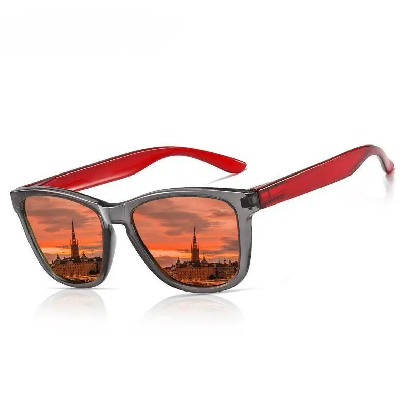 Men Women Polarized Red Sunglasses XY420 - Image 8