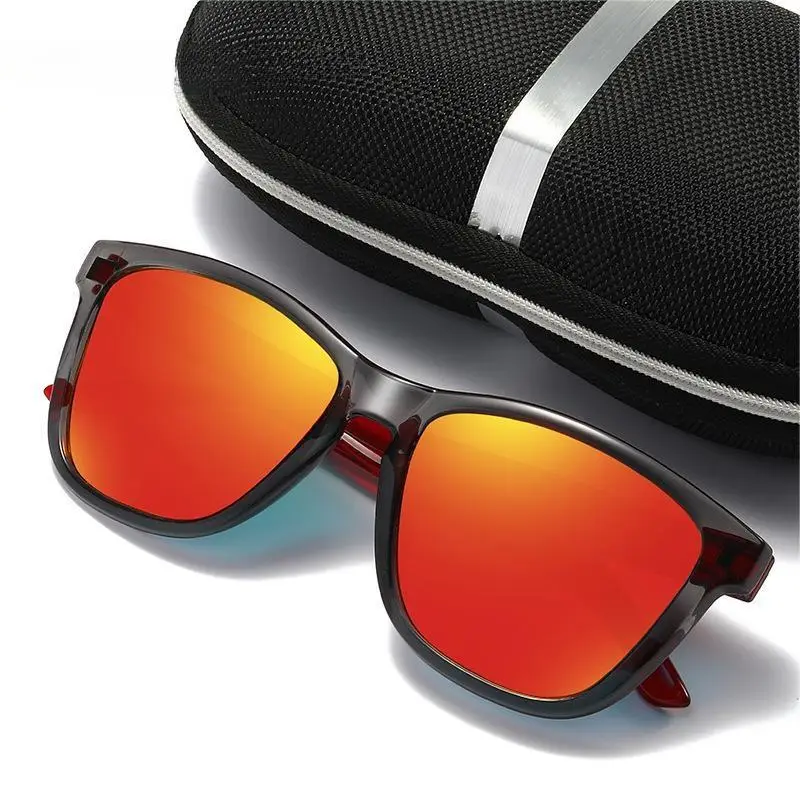 Men Women Polarized Red Sunglasses XY420 - Image 9