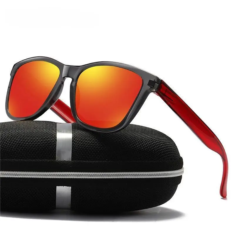 Men Women Polarized Red Sunglasses XY420 - Image 10