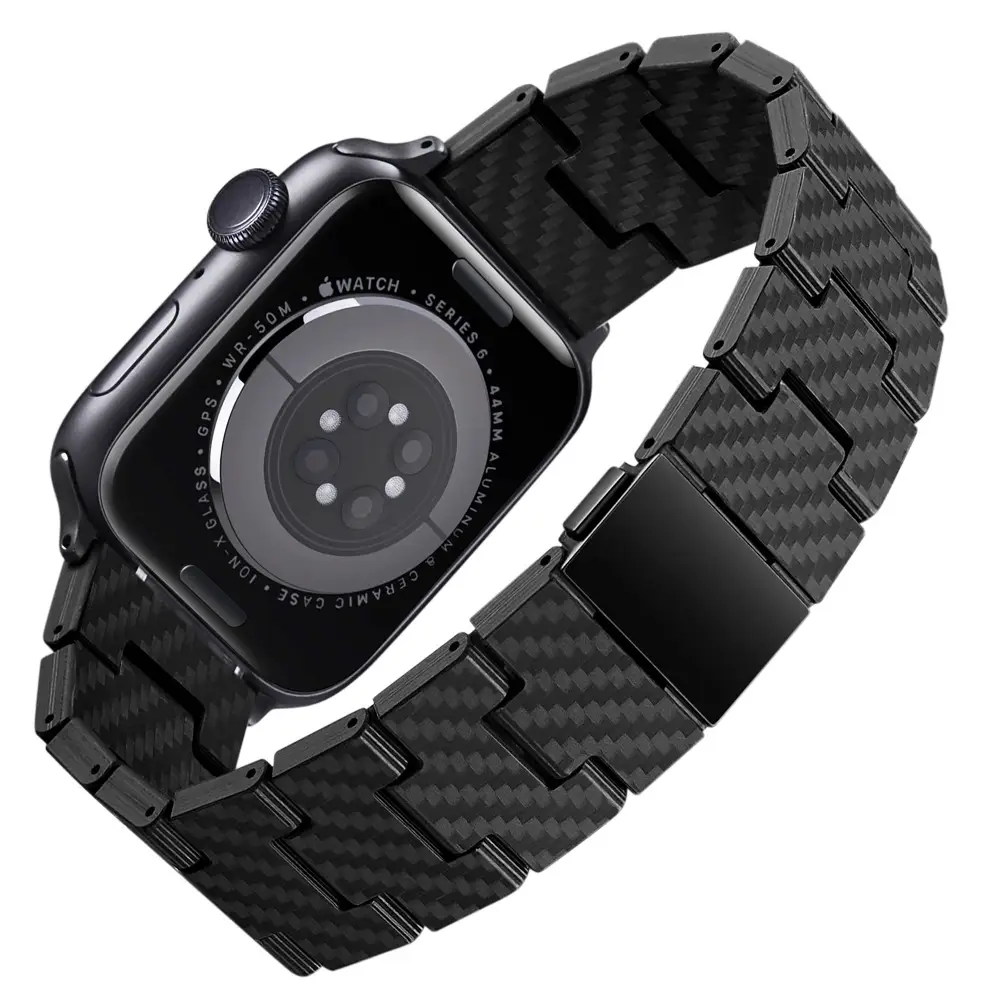 New Carbon Fiber Watch Strap for Apple iwatch8/7/6/5/4/3/SE Generation AppleWatch Strap