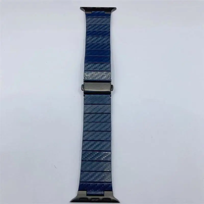 New Carbon Fiber Watch Strap for Apple iwatch8/7/6/5/4/3/SE Generation AppleWatch Strap