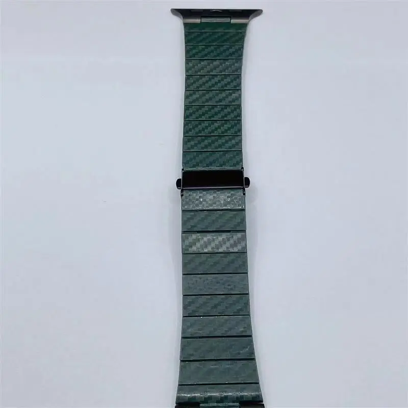 New Carbon Fiber Watch Strap for Apple iwatch8/7/6/5/4/3/SE Generation AppleWatch Strap
