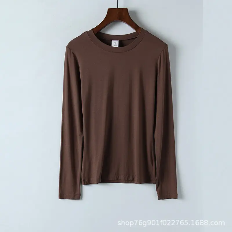 Men Modal Crewneck T-Shirt 2022 Spring Summer - Image 4