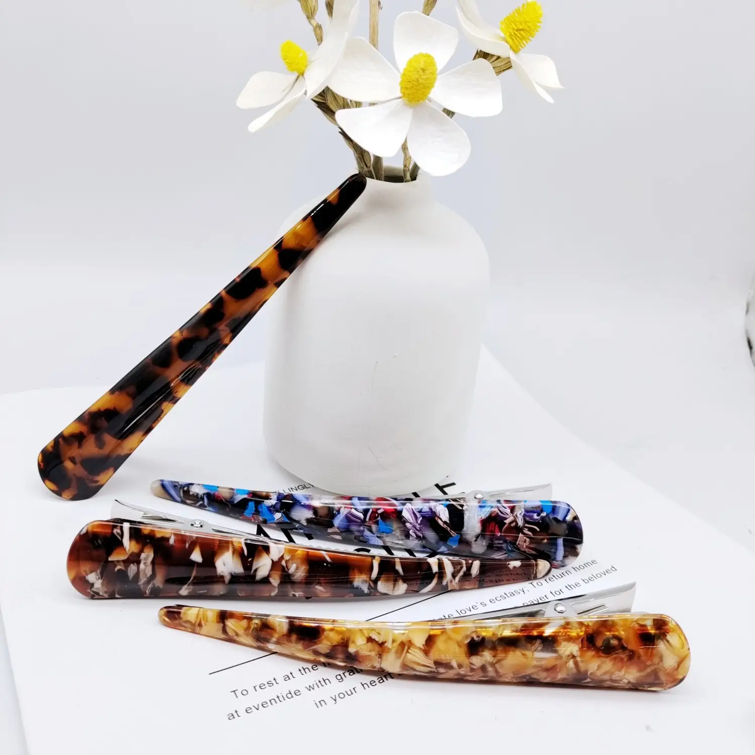 Large Horn Clip Back Hair Clip Shark Design Wholesale - Image 8