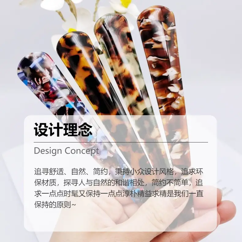 Large Horn Clip Back Hair Clip Shark Design Wholesale — feature 1