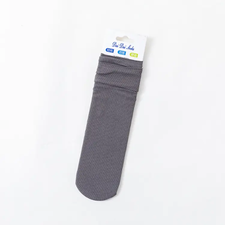 Ice ice socks women wholesale summer summer thin tube socks black and white pile socks women ice stockings summer stockings