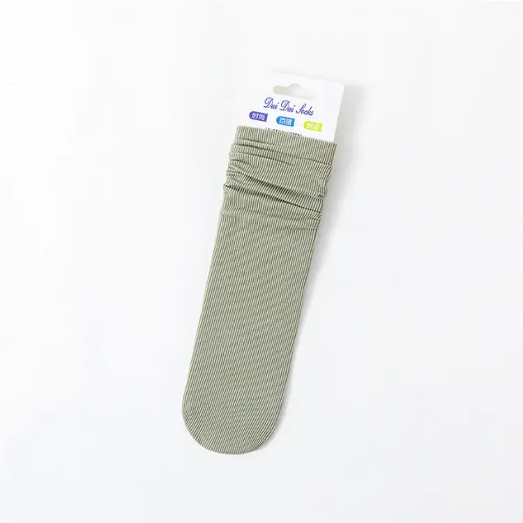 Ice ice socks women wholesale summer summer thin tube socks black and white pile socks women ice stockings summer stockings