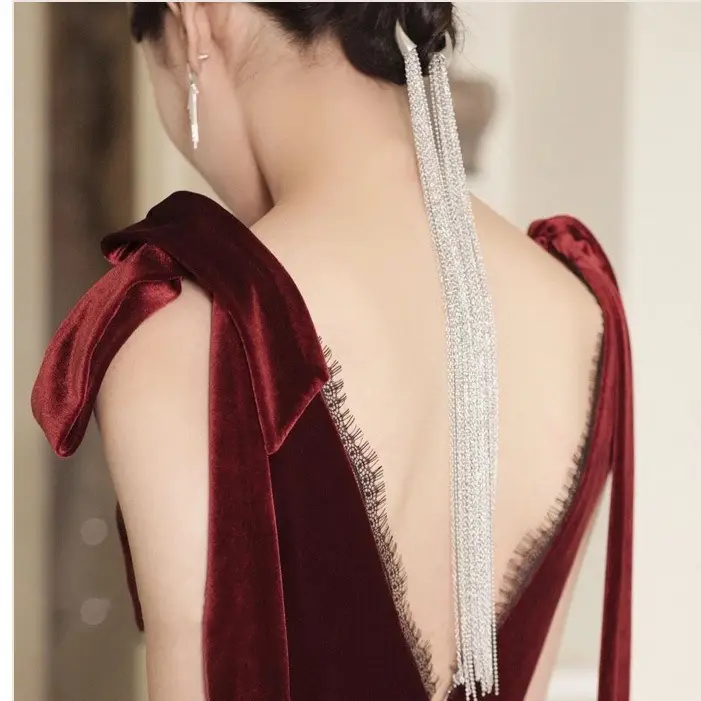 Ultra Long Tassel Hair Accessory for Women - Image 5