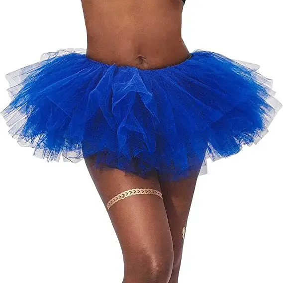 Purple Tulle Ruffled Tutu Dress for Women - Image 25
