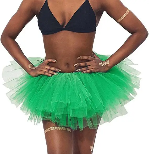 Purple Tulle Ruffled Tutu Dress for Women - Image 17