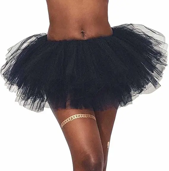Purple Tulle Ruffled Tutu Dress for Women - Image 4