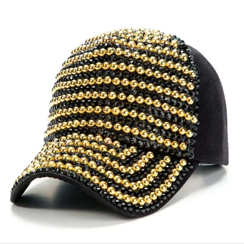 Pearl Diamond Women's Pearl Beaded Baseball Cap - Image 2