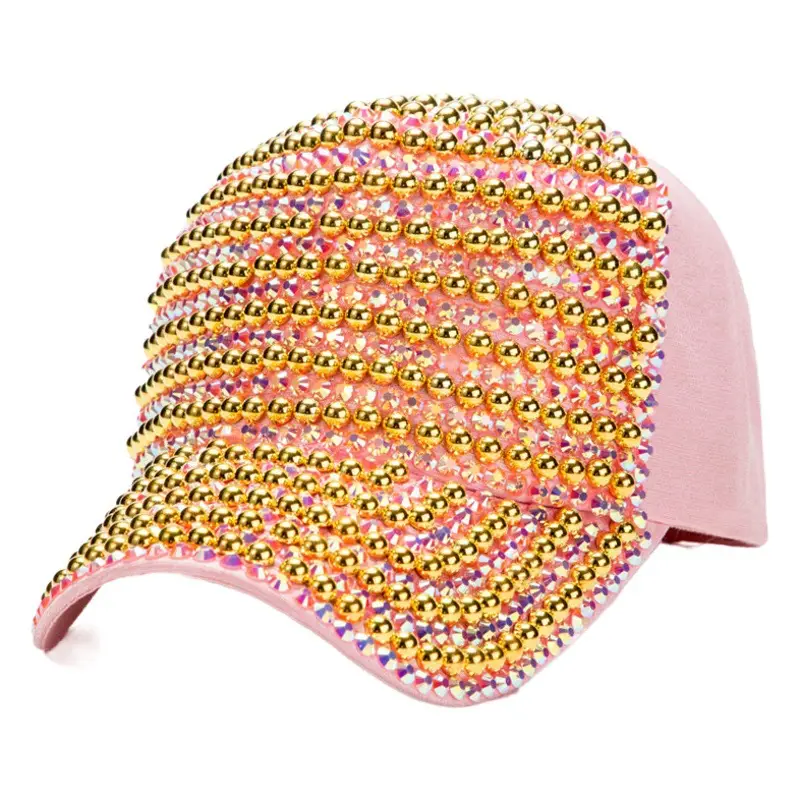 Pearl Diamond Women's Pearl Beaded Baseball Cap