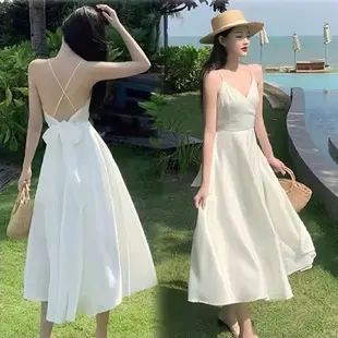 Black Square Neck Long Skirt Dress for Women — feature 1
