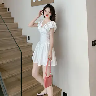 Black Square Neck Long Skirt Dress for Women — feature 20