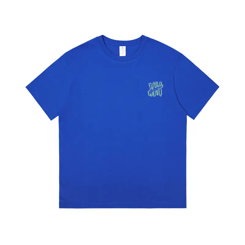 Men's Printed Cotton T-Shirt Black Korean Style - Image 9