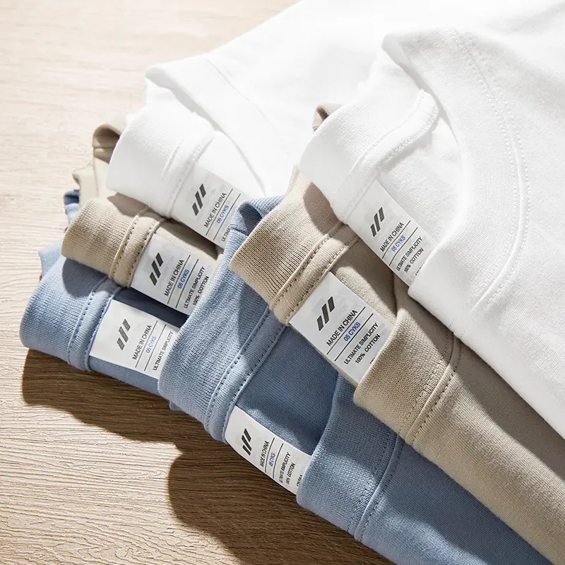 Men Cotton Plain Long Sleeve T-Shirt Grey