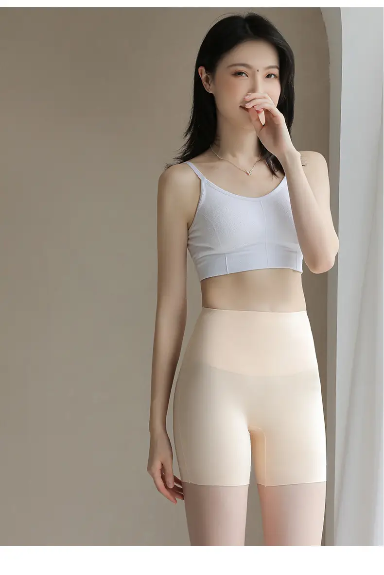 Women Peach Butt Control Shorts Light Pink — feature 24