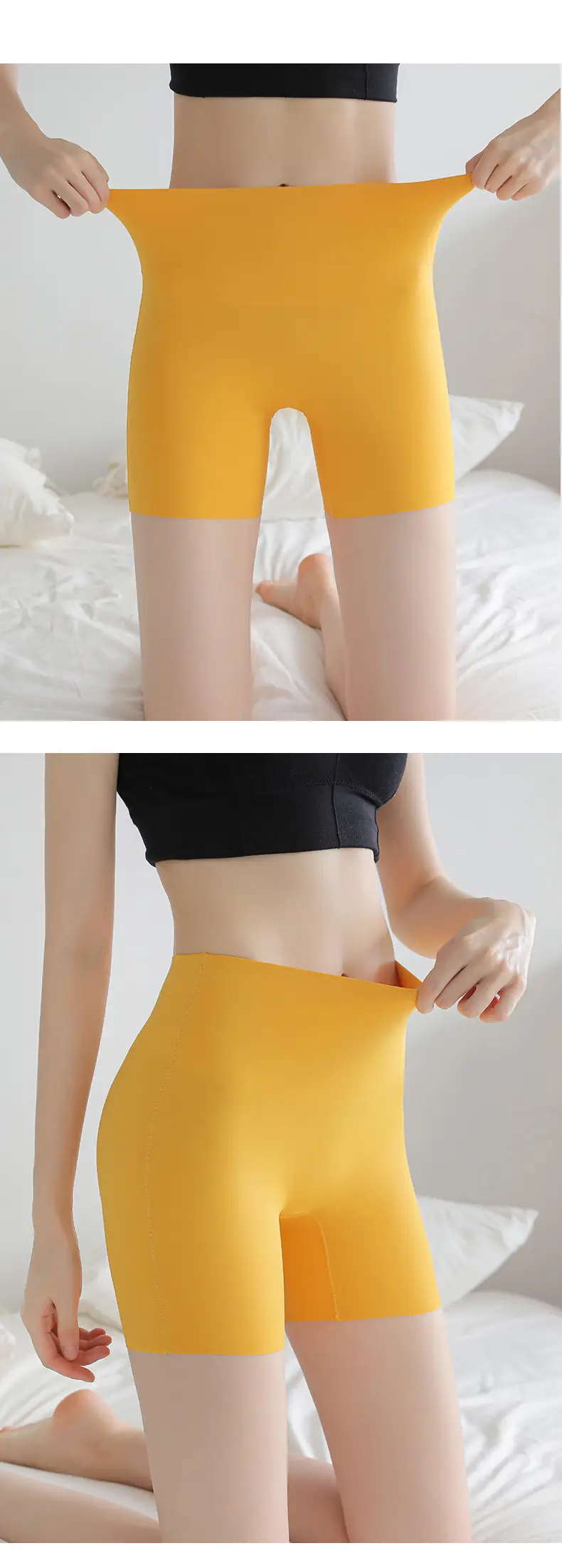 Women Peach Butt Control Shorts Light Pink — feature 30