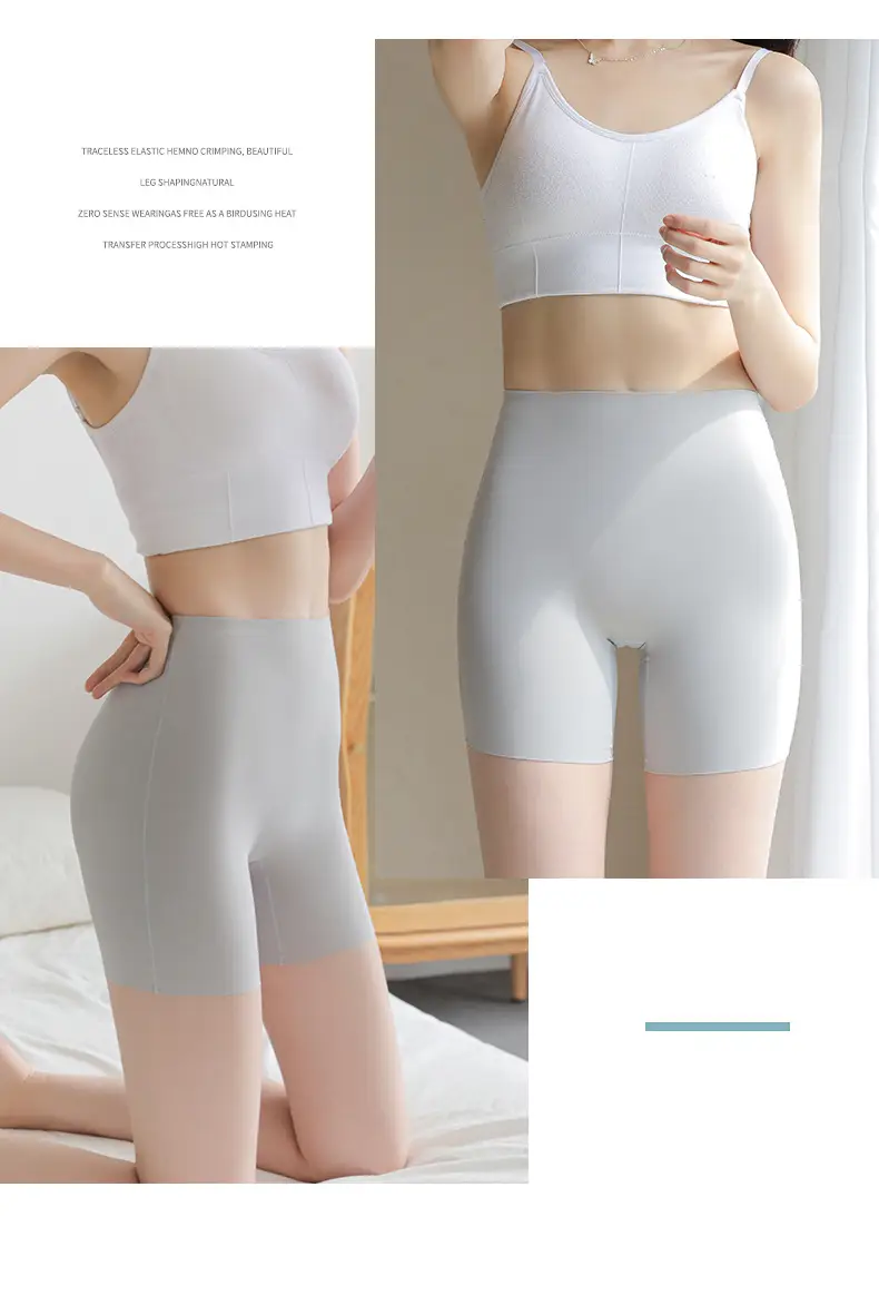 Women Peach Butt Control Shorts Light Pink — feature 32