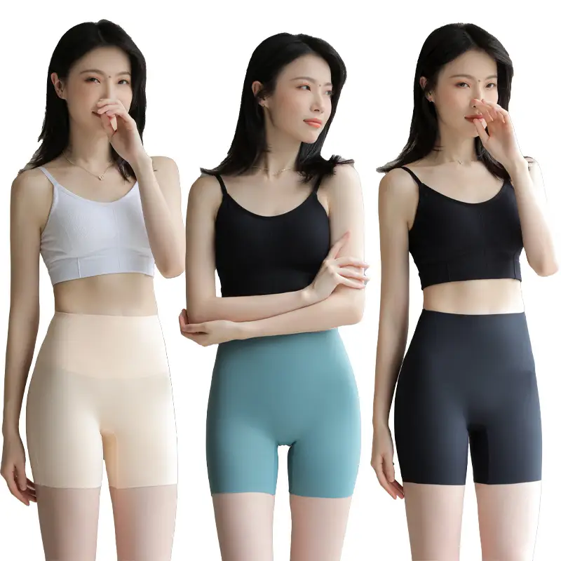 Women Peach Butt Control Shorts Light Pink — feature 38