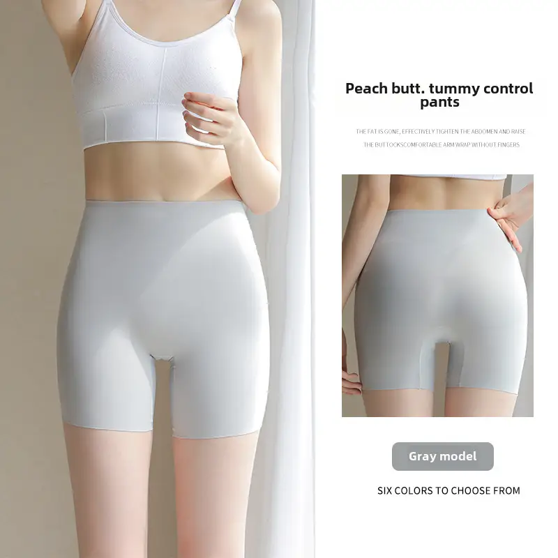 Women Peach Butt Control Shorts Light Pink - Image 11