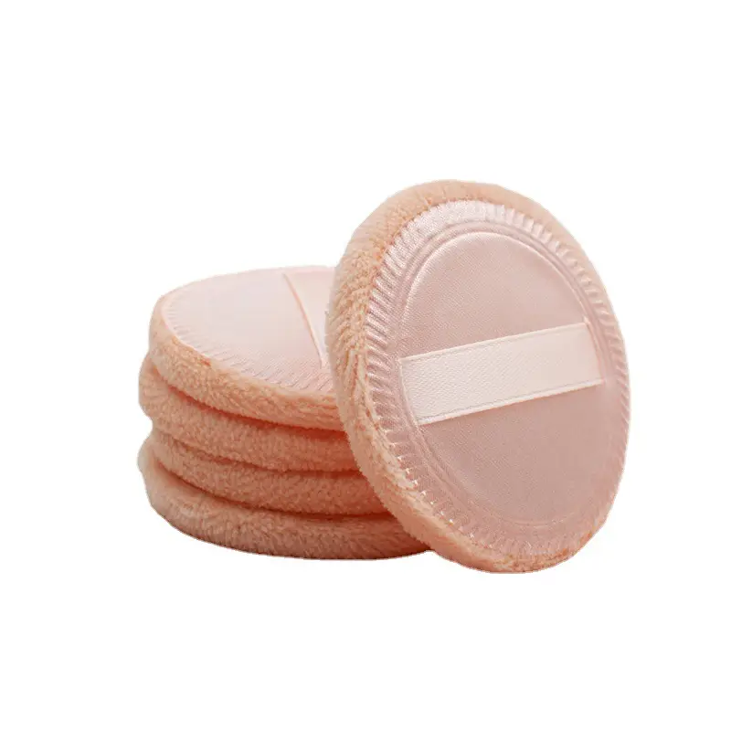 Pure Cotton Pressed Ribbon Puff for Makeup Setting - Image 5