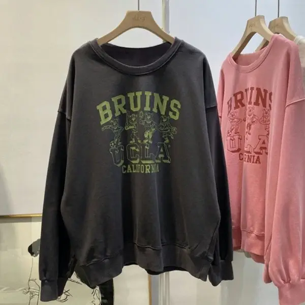 Women Long Sleeve Sweatshirt Bruins California Print - Image 6