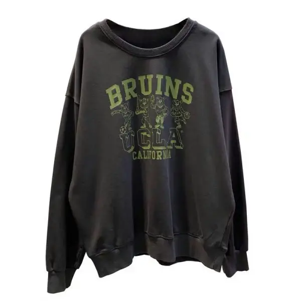 Women Long Sleeve Sweatshirt Bruins California Print — feature 6