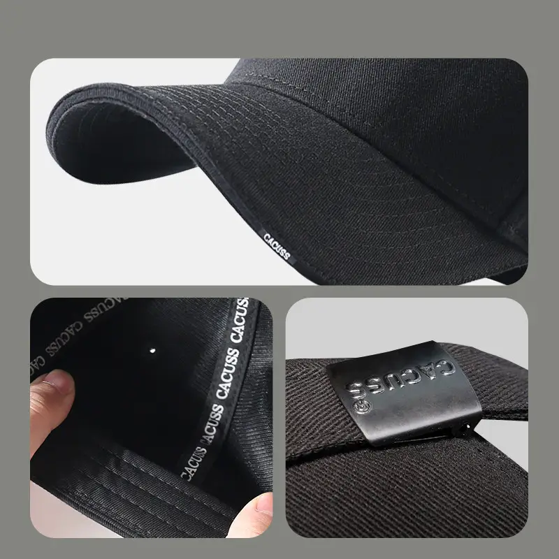 Men's Grey Baseball Cap All Season Hard Top - Image 7