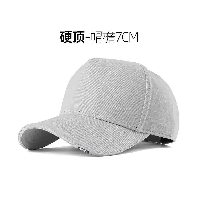 Men's Grey Baseball Cap All Season Hard Top - Image 2